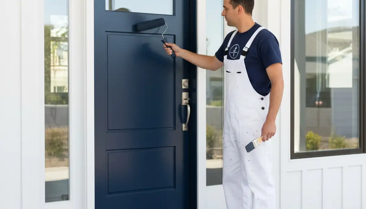 Professional door painting and refinishing by expert painters in Marietta, GA