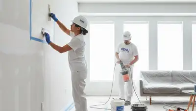 Professional drywall repair and wall restoration by expert painters in Marietta, GA home