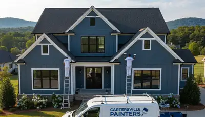Professional house painting services in Marietta, GA for residential exterior and interior projects