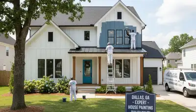 Professional house painting services in Marietta, GA for interior and exterior home projects