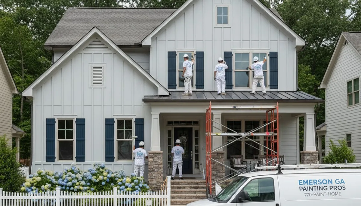 Professional house painters in Marietta, GA providing exterior and interior painting services