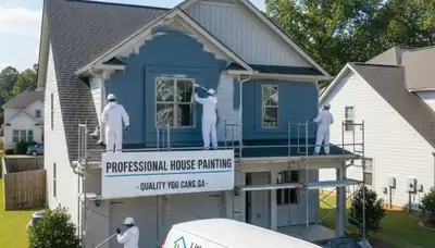 House painters in Marietta, GA providing professional interior and exterior painting services