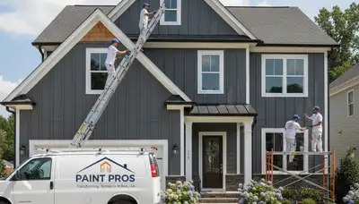 House painting services in Marietta, GA by professional painters for residential exteriors and interiors