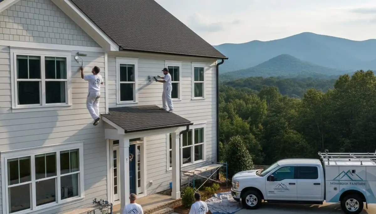 House painting services in Marietta, GA by Painters in Marietta GA for residential exterior projects