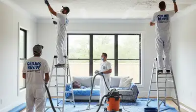 Professional popcorn ceiling removal and painting service in Marietta, GA home interior