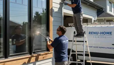 Professional wood rot repair and wood restoration by expert house painters in Marietta, GA